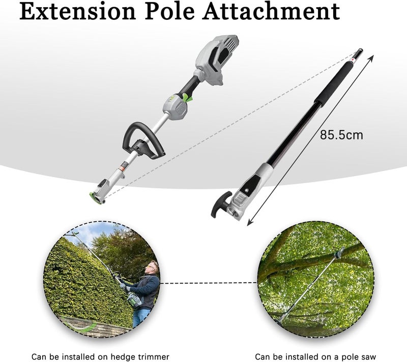 Kerlista Relacmentpart EP7501 31 inch Aluminum Extension Pole attachment Compatible with PS1000 PS1001 PSX2500 Battery and Charger Not Included Black - Image 3